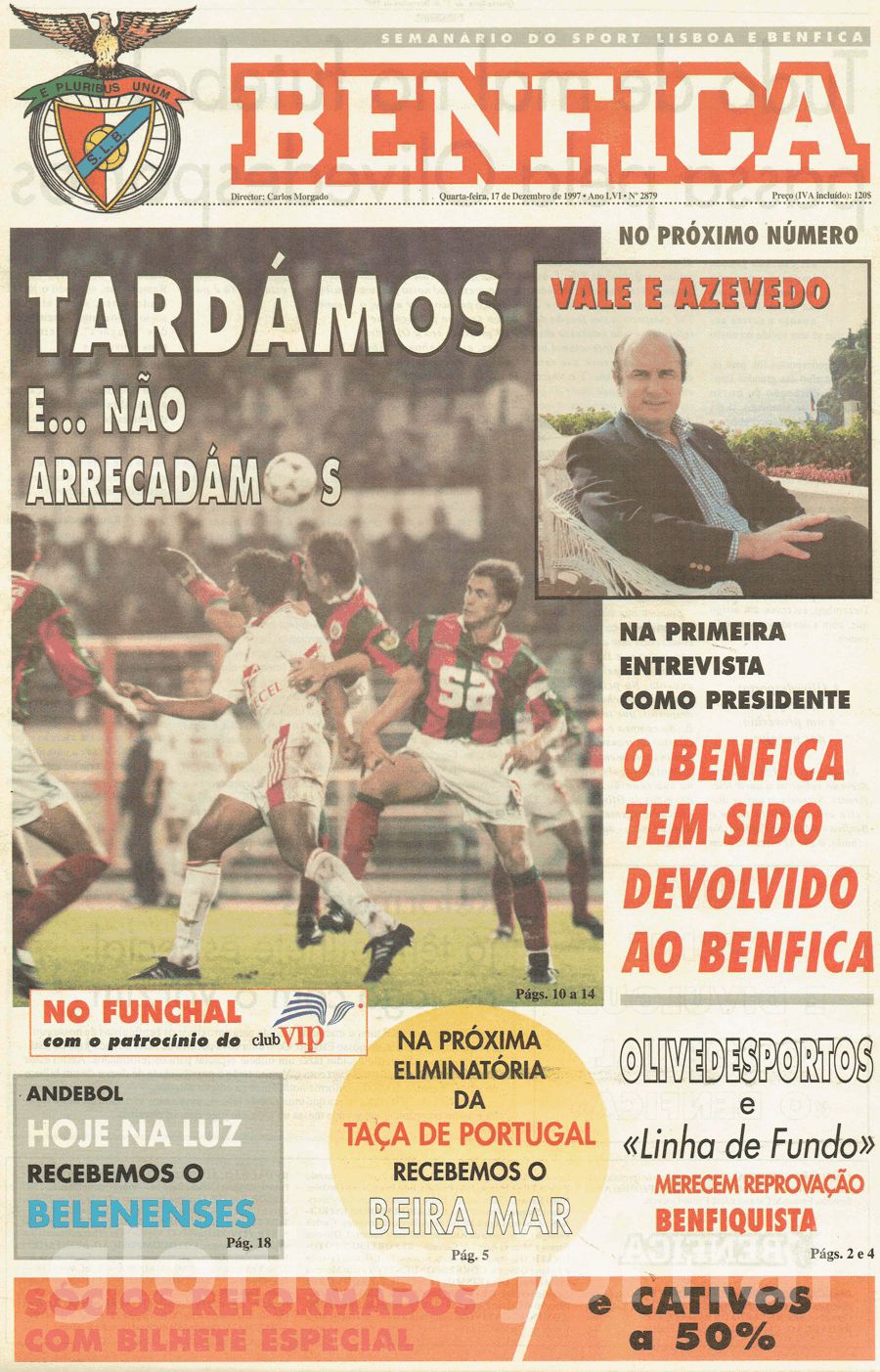 jornal o benfica 2879 1997-12-17